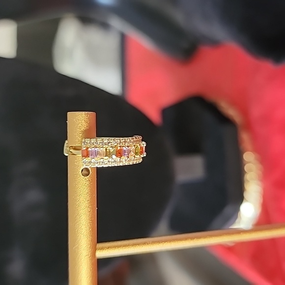 Multicolored Jewel Earrings - Picture 2 of 5